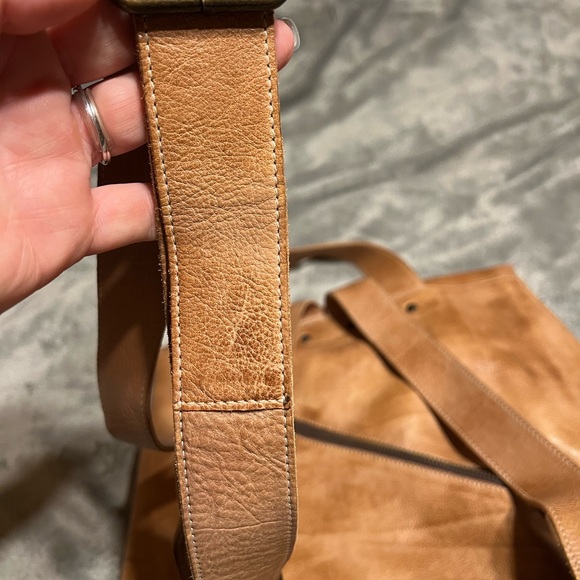 Bed Stu Howie Backpack Tan Rustic distressed leather EUC - Picture 7 of 10